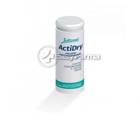 Saltrati ActiDry Polvere Antitraspirante con Oli Essenziali 75 g