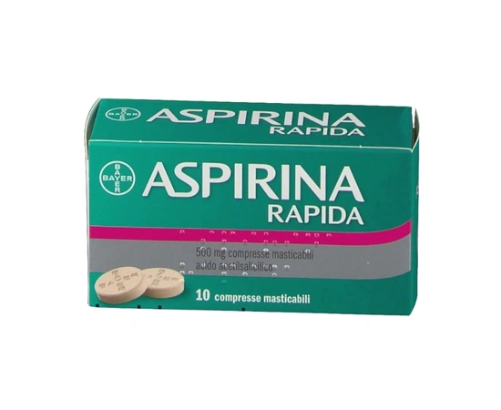 Aspirina Rapida 500 mg 10 Compresse Masticabili 004763379