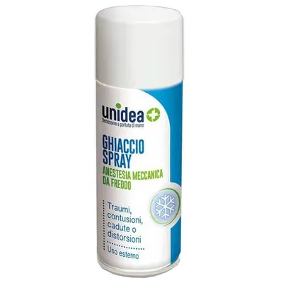 Unidea Ghiaccio Spray 400 ml - Ghiaccio istantaneo, bollente e spray