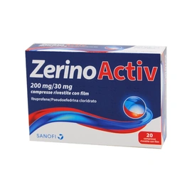 Zerino Activ 200mg + 30mg 20 Compresse Rivestite 041218025