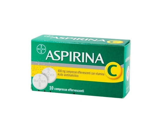 Aspirina C 10 Compresse Effervescenti 400 mg + 240 mg 004763114