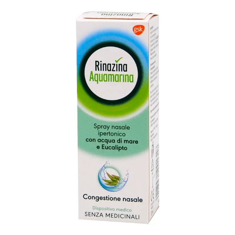 Rinazina Aquamarina Spray Nasale Ipertonico 20ml
