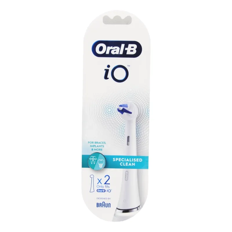 Oral-B Testine di ricambio IO Specialised Clean (2pz) in Spazzolini  Elettrici e Idropulsori