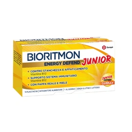 Bioritmon Energy Defend Junior Integratore Contro Stanchezza E Affaticamento 10 Flaconcini 8024825001211