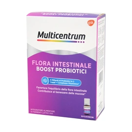 Multicentrum Duobiotico Integratore Alimentare Di Fermenti Lattici Vivi Doppia Azione  16 Flaconcini 8058697281143