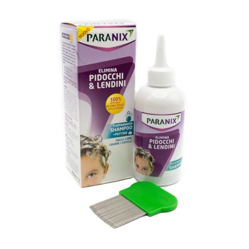 Paranix Trattamento Shampoo per e lendini 200 ml - Trattamenti Anti Pidocchi | Chefaro
