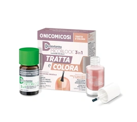 Dermovitamina Micoblock 3 in 1 Onicomicosi Tratta e Colora Soluzione Ungueale Flacone da 7 ml + Smalto 5 ml 8032738385359