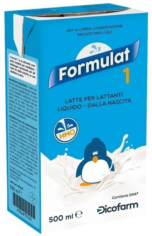 Dicofarm Formulat 1 Liquido Latte per Neonati 500 ml