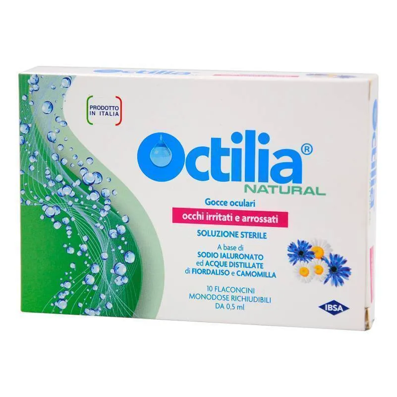 Octilia Natural Gocce Oculari 10 flaconcini richiudibili