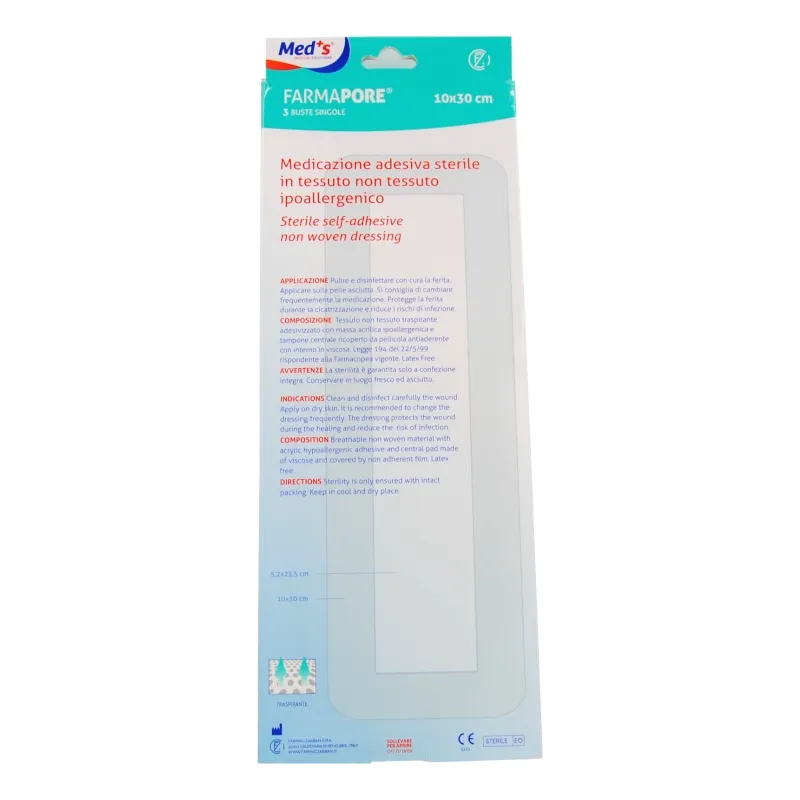 AOOWU Medicazioni Adesive Sterili In Schiuma Di Silicone - 5 Pezzi, 10x10 Cm, Ipoallergeniche E Impermeabili