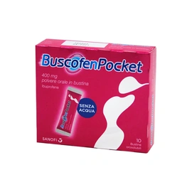 Buscofen Pocket 400 mg Polvere Orale Ibuprofene 10 bustine orosolubili 045386075