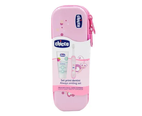 Chicco Set Primi Dentini Rosa 12 m+