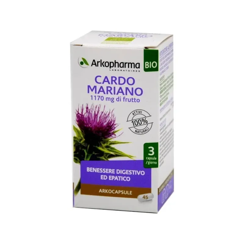 Cardo mariano arkopharma 390 mg 45 capsulas