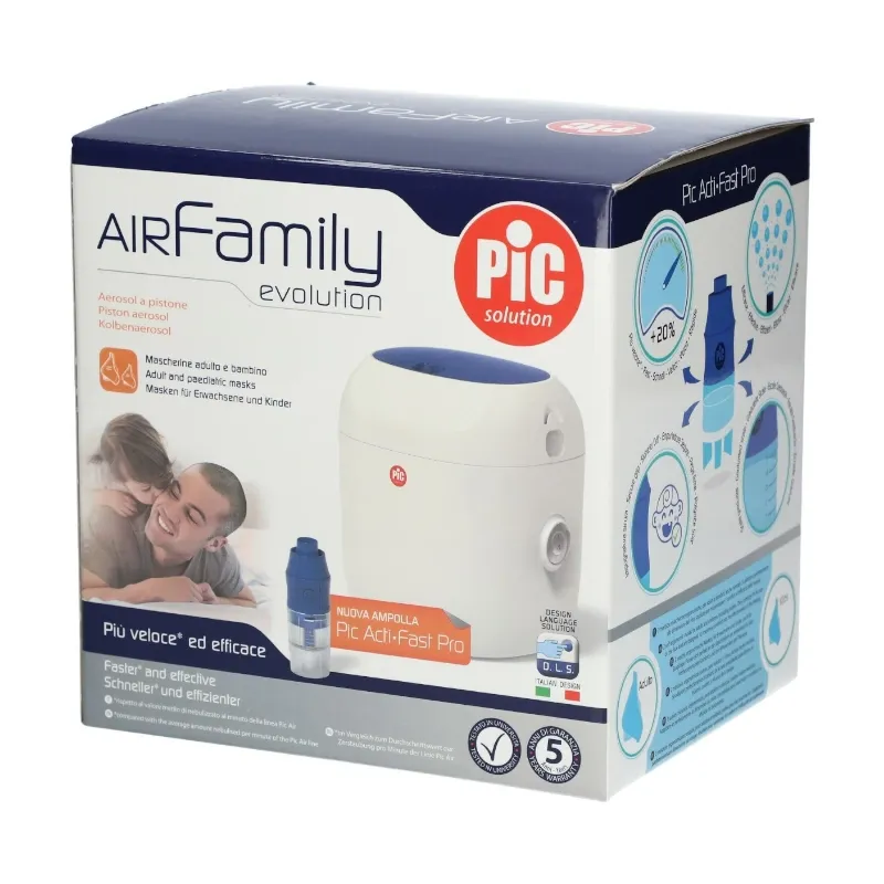 Pic Air Family Evolution Aerosol A Pistone Per Adulto e Bambino -  Apparecchi aerosol ed accessori